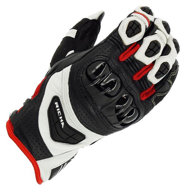Richa RICHA STEALTHEVO  GLOVE BLACK/WHITE/RED
